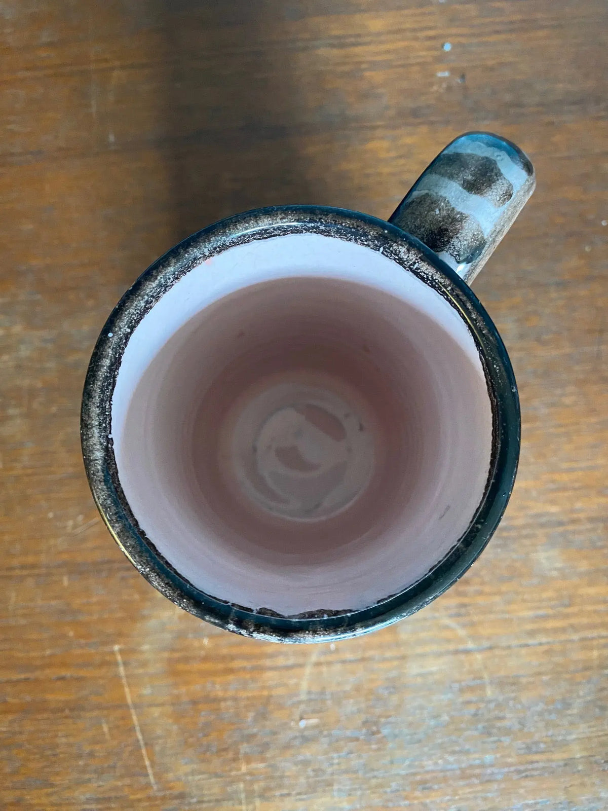 Mug vintage en céramique, signé Porches, années 70/80, fait main, rare. Antiquités de France