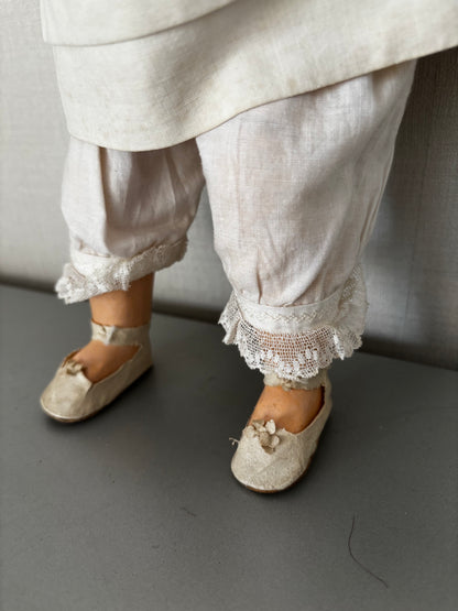 Poupée Ancienne en Porcelaine Jules Verlingue 45 cm (c. 1915-1920) – "La Petite Française" Taille 6