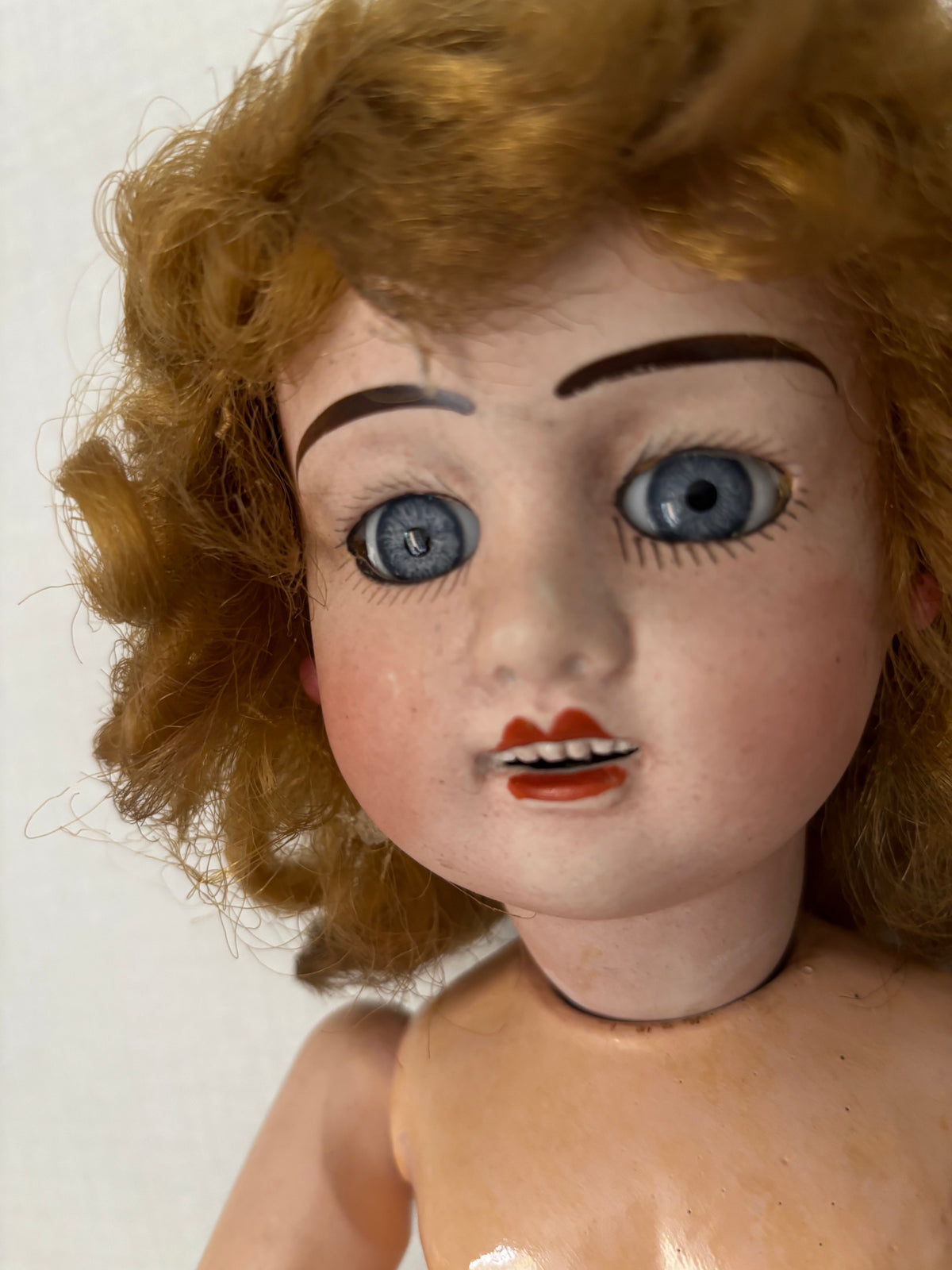 Poupée Ancienne en Porcelaine Jules Verlingue 45 cm (c. 1915-1920) – "La Petite Française" Taille 6
