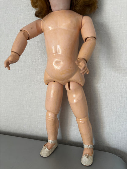 Poupée Ancienne en Porcelaine Jules Verlingue 45 cm (c. 1915-1920) – "La Petite Française" Taille 6