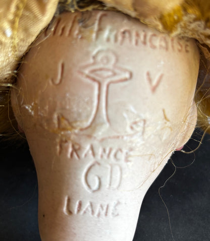 Poupée Ancienne en Porcelaine Jules Verlingue 45 cm (c. 1915-1920) – "La Petite Française" Taille 6