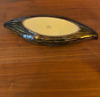 Grande coupe vintage St Clément, centre de table, forme Pirogue 51 cm, 1950/1960 Antiquités de France