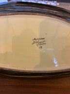 Grande coupe vintage St Clément, centre de table, forme Pirogue 51 cm, 1950/1960 Antiquités de France