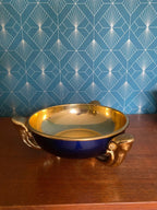 Coupe à Fruits Luxium France Aluminium Trompes d’Éléphants 25 cm Signée-{{shop name}}