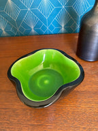 Ensemble 3 pièces céramique – coupe Keramos Sèvres signée, vase et vide-poche, r-{{shop name}}