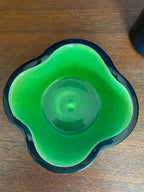 Ensemble 3 pièces céramique – coupe Keramos Sèvres signée, vase et vide-poche, r-{{shop name}}