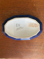 Bonbonnière Camille Tharaud Limoges – porcelaine bleue, camée chérubins, rare 17-{{shop name}}