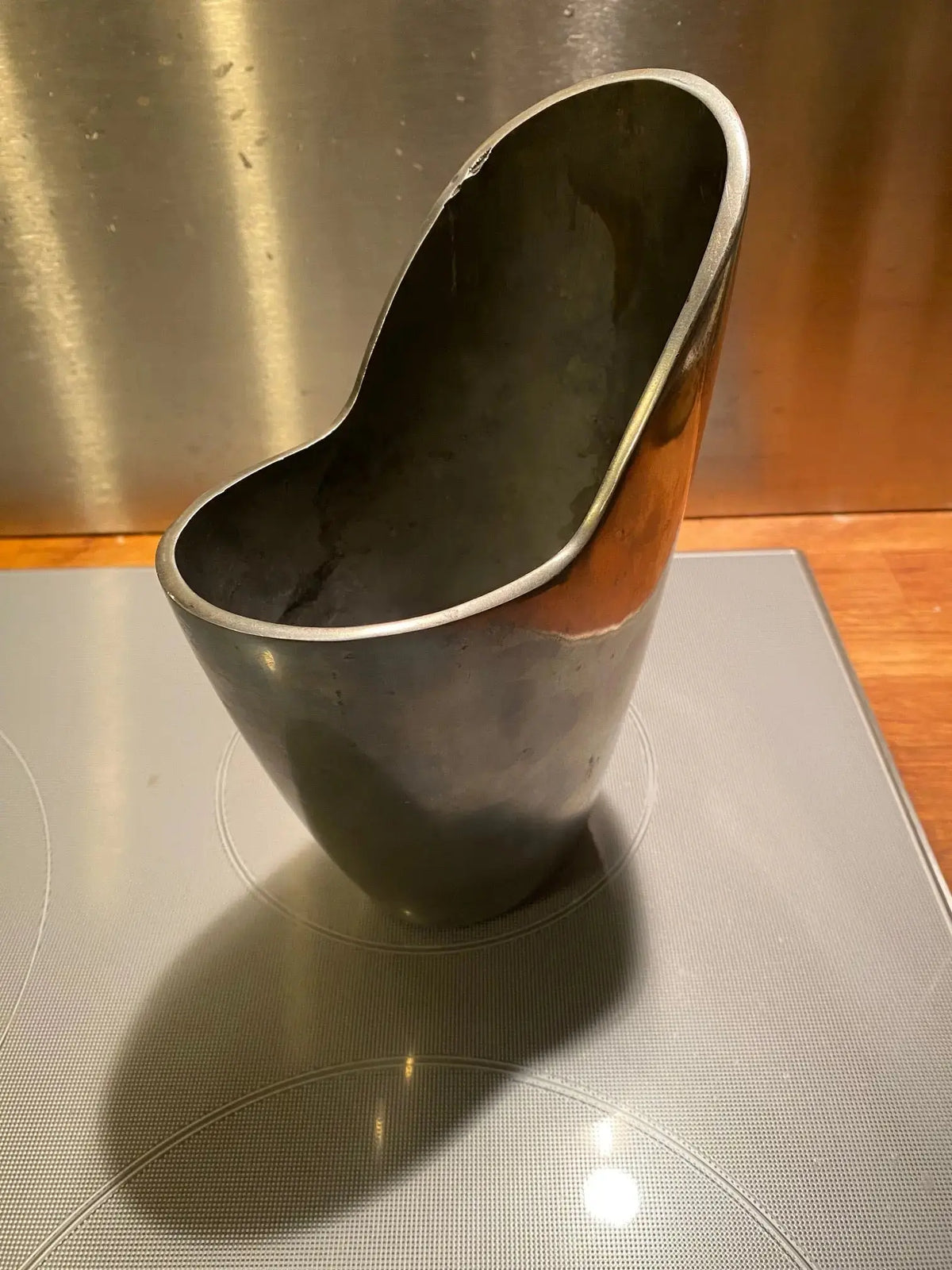 Vase design, bougeoirs design, Anna Efverlund, bel ensemble des années 80. Antiquités de France