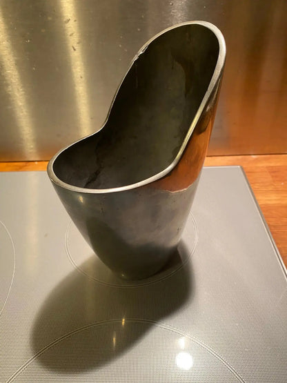 Vase design, bougeoirs design, Anna Efverlund, bel ensemble des années 80. Antiquités de France