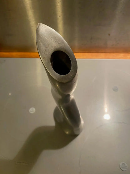 Vase design, bougeoirs design, Anna Efverlund, bel ensemble des années 80. Antiquités de France