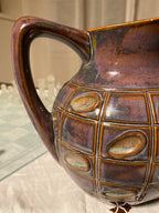 Pichet signé Denbac vintage, signé, numéroté, époque art nouveau. Antiquités de France