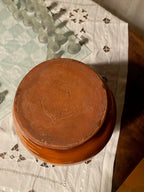 Pichet ancien signé, en céramique émaillée, St Maximin. Milieu XXème. Antiquités de France