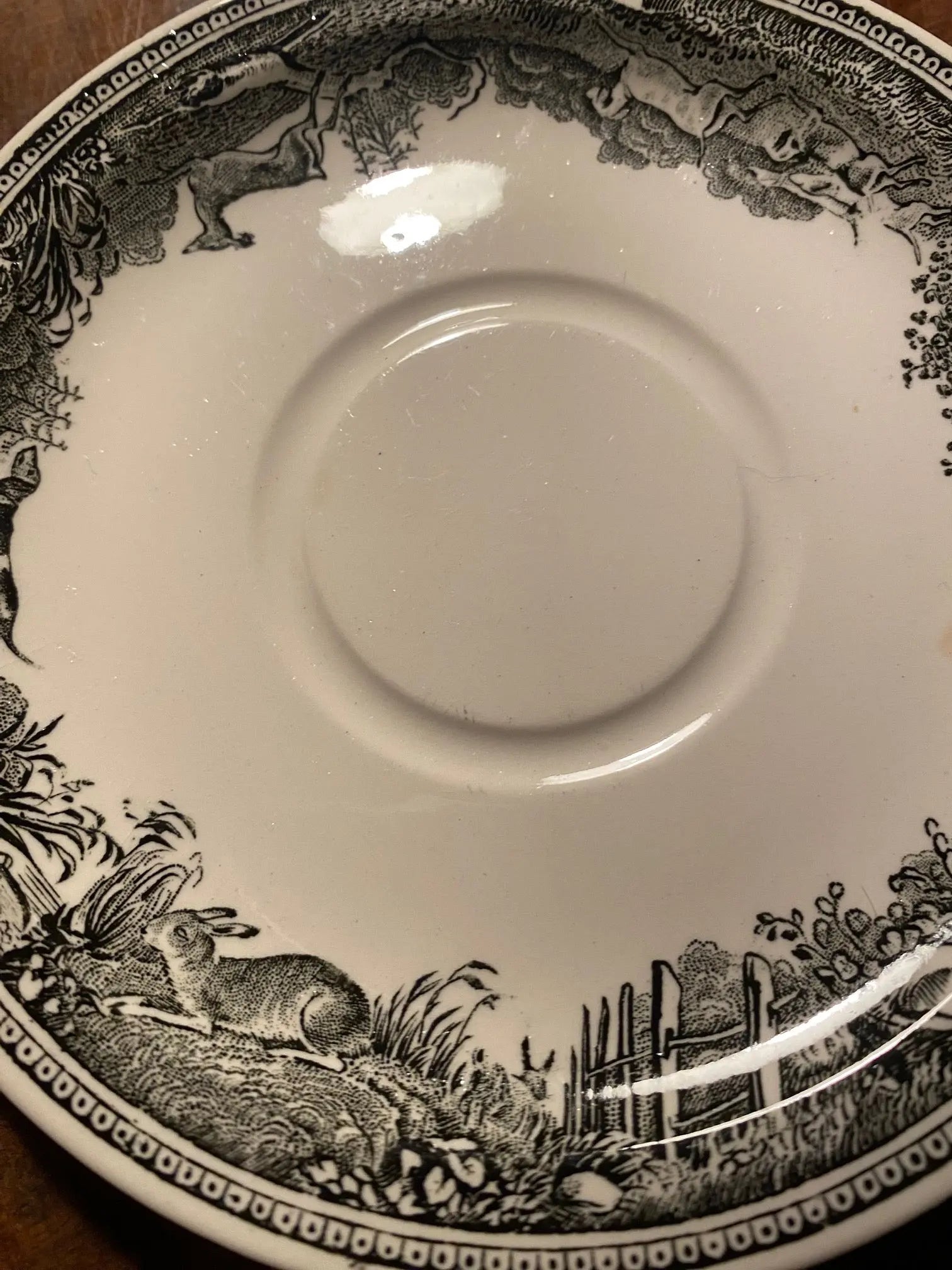 VILLEROY ET BOCH, sous tasses, SUCRIER à couvert, collection Artemis, début XXe. Antiquités de France