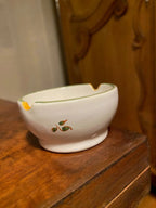 Lot 3 ramequins ou cendriers en faïence de Moustiers XIXème, faits main-{{shop name}}