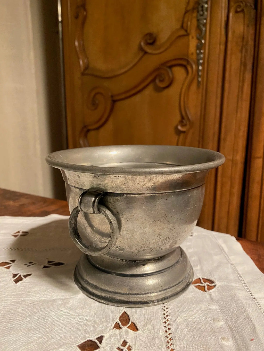 Etain du 18ème siècle, pour ce sceau marqué Europe, XVIIème. Antiquités de France