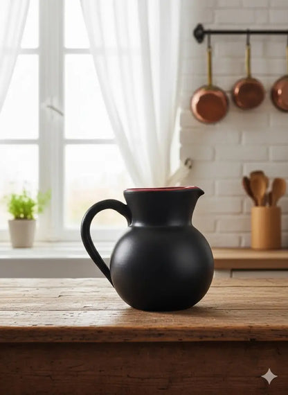 Céramique vintage, école Italienne Romacréa, des années 60. Pichet en céramique.-{{shop name}}