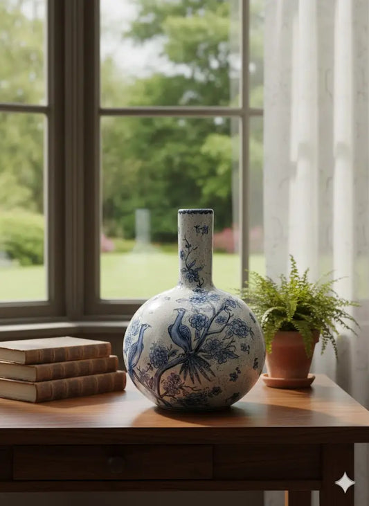 Ancienne terre cuite émaillée, école Italienne Romacréa, 1950 pour ce vase boule transformé en pied de lampe.-{{shop name}}