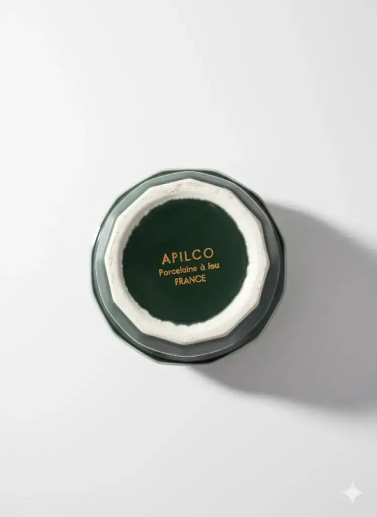 Ensemble à dessert Apilco , porcelaine des bistrots de Paris, époque art déco-{{shop name}}