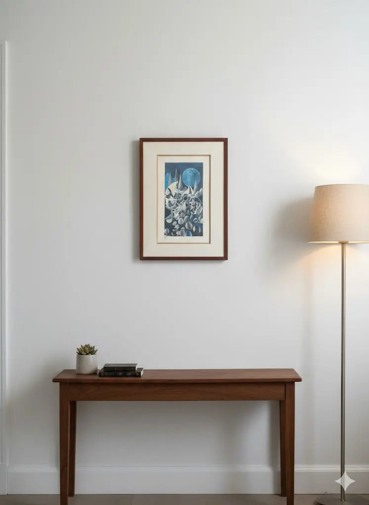 Lithographie signé Cornin, pour Jon Corka (1905-1992), pièce rare numérotée, encadrée et sous verre.-{{shop name}}