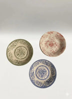 Lot 6 assiettes creuses Iron Stone – vaisselle anglaise XIXème, 3 couleurs - Antiquités de France