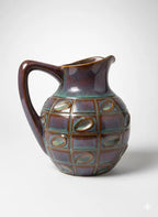 Pichet signé Denbac vintage, signé, numéroté, époque art nouveau. - Antiquités de France