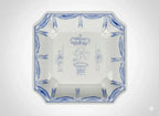 Assiette chinoise du XIXe siècle à couronne monogrammée - Antiquités de France