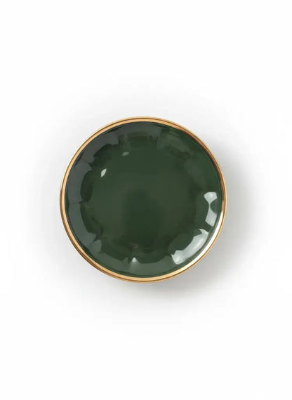 Ensemble à dessert Apilco , porcelaine des bistrots de Paris, époque art déco-{{shop name}}