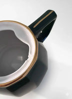 Ensemble à dessert Apilco , porcelaine des bistrots de Paris, époque art déco-{{shop name}}
