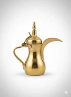 Cafetière orientale Dallah – cuivre ou laiton, symbole arabe gravé, 15 cm, vintage - Antiquités de France