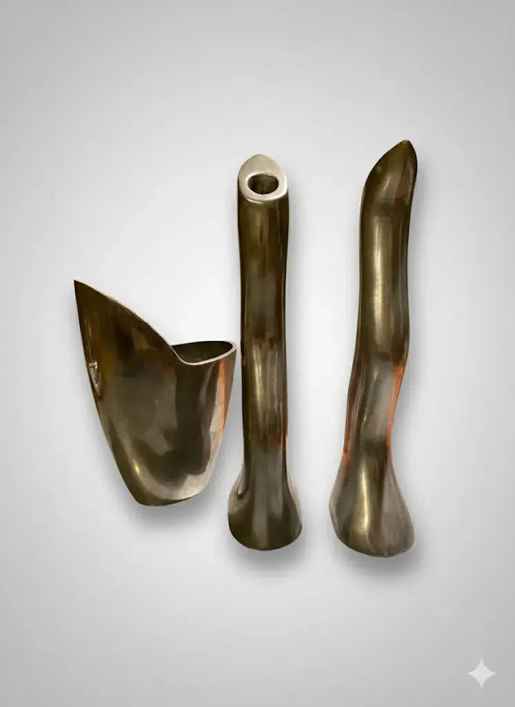Modèle de vase et bougeoirs design par Anna Efverlund - Antiquités de France