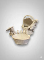Meissen biscuit, Sculpture porcelaine, XIXème, numérotés et marqué au revers - Antiquités de France