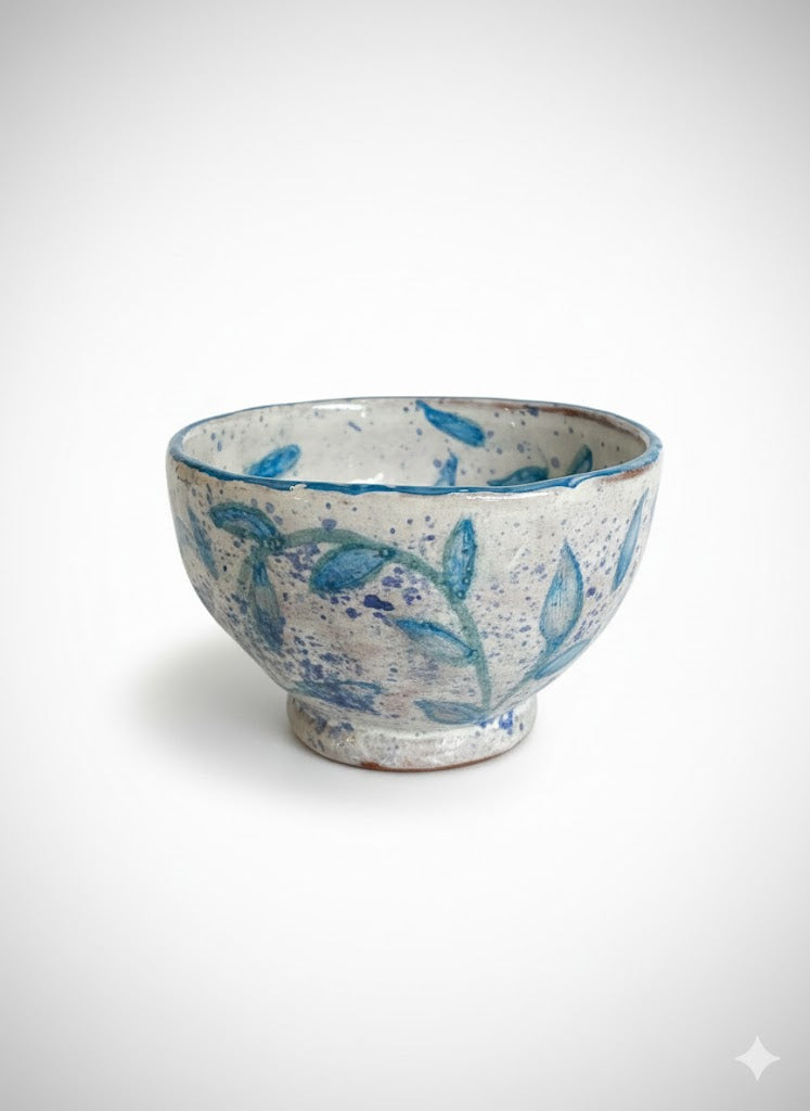 Céramique vintage Claude Lévy ? – peinte à la main, vernissée, signé sous la base-{{shop name}}