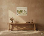 Lithographie signée Yves Brayer, Cabane gardiane, de 1973, numérotée.-{{shop name}}